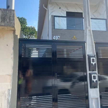 Casa Novinha - Praia Grande - Mirim - 3 Quadras Da Praia Wi-Fiヴィラ エクステリア 写真